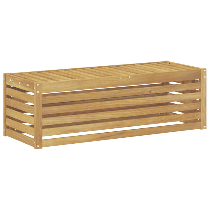 Bancă de exterior Alb 115 x 43 x 37 cm Lemn Solid de Acacia - WALTI WALTI