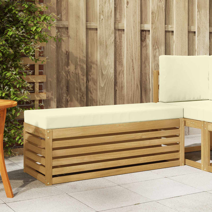 Set de canapele de exterior Alb și crem 115 x 43 x 45 cm - WALTI WALTI