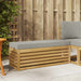Bancă de exterior Alb 115 x 43 x 45 cm Lemn Solid de Acacia - WALTI WALTI