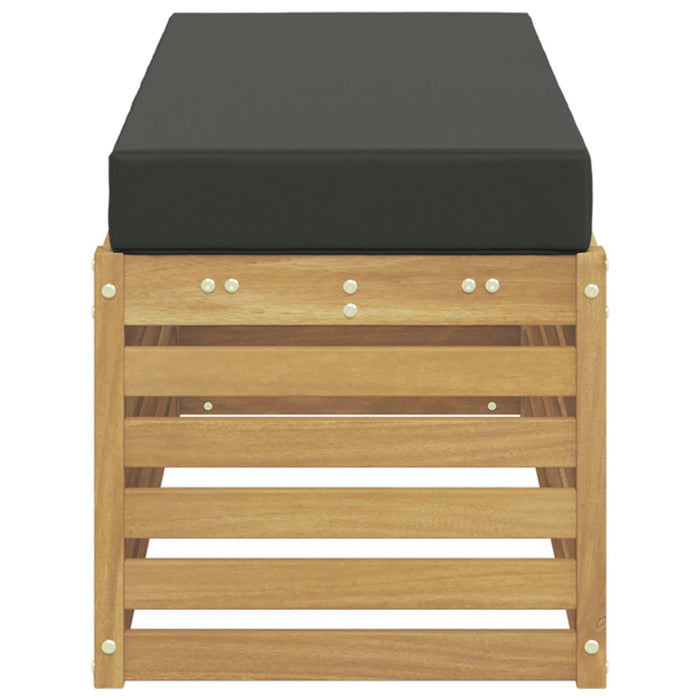 Set de canapele de exterior Alb și antracit 115 x 43 x 45 cm - WALTI WALTI