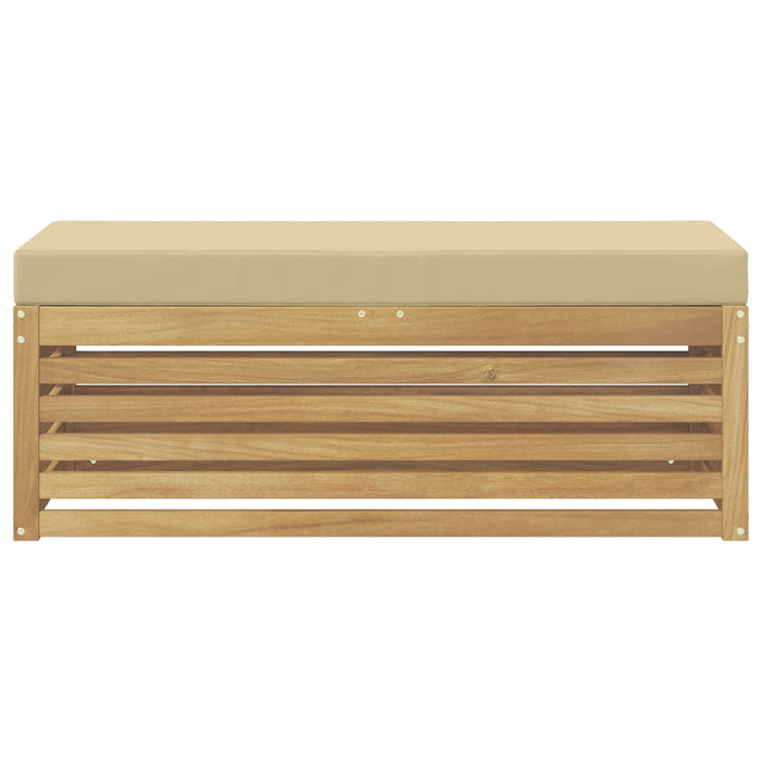 Bancă de exterior Alb 115 x 43 x 45 cm Lemn Solid de Acacia - WALTI WALTI