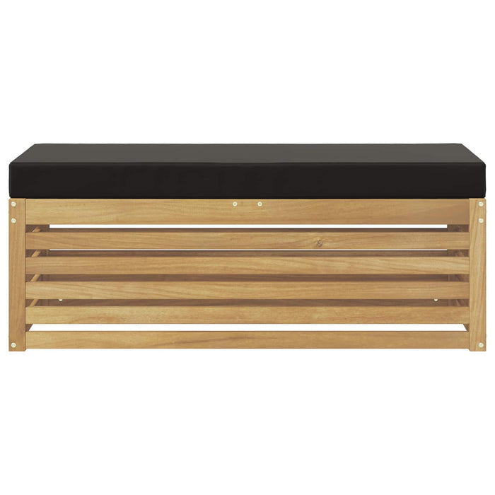 Bancă de exterior Alb 115 x 43 x 45 cm Lemn Solid de Acacia - WALTI WALTI