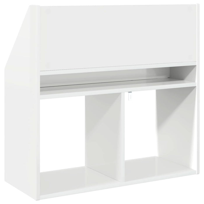 Raft pentru copii Alb lucios 72,5 x 29,5 x 69 cm Lemn compozit - WALTI WALTI