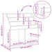 Raft pentru copii Stejar fumuriu 72,5 x 29,5 x 69 cm - WALTI WALTI