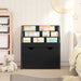 Raft pentru copii Negru 60 x 29,5 x 69 cm Lemn prelucrat - WALTI WALTI