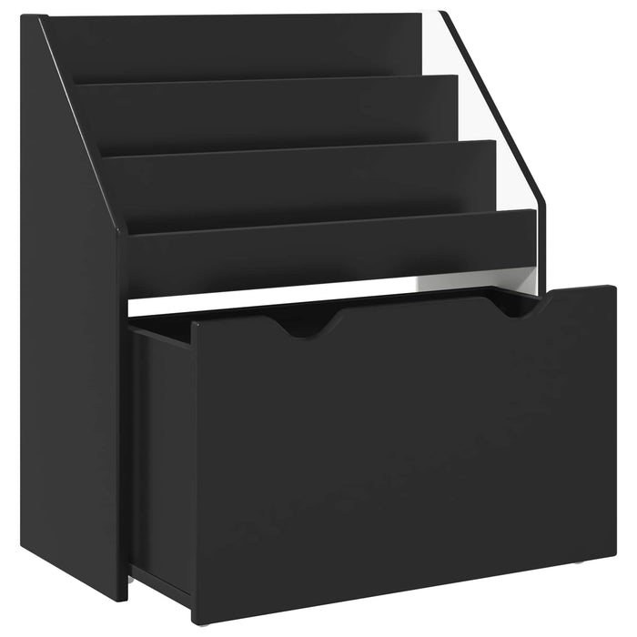 Raft pentru copii Negru 60 x 29,5 x 69 cm Lemn prelucrat - WALTI WALTI