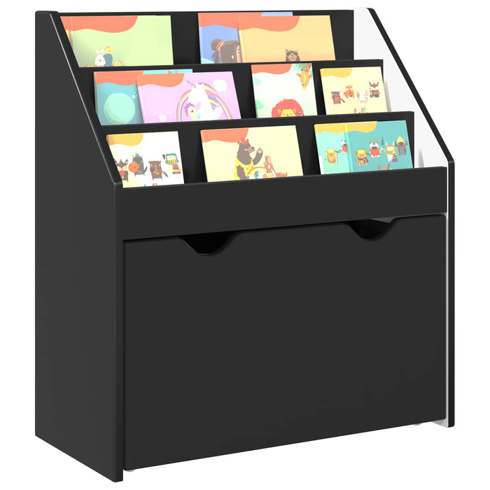 Raft pentru copii Negru 60 x 29,5 x 69 cm Lemn prelucrat - WALTI WALTI