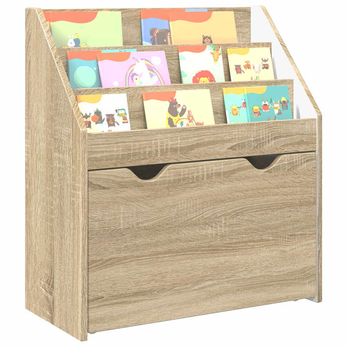 Raft pentru copii Stejar Sonoma 60 x 29,5 x 69 cm Lemn compozit - WALTI WALTI