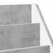 Raft pentru copii Gri din beton 60 x 29,5 x 69 cm Lemn compozit - WALTI WALTI