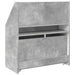 Raft pentru copii Gri din beton 60 x 29,5 x 69 cm Lemn compozit - WALTI WALTI