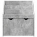 Raft pentru copii Gri din beton 60 x 29,5 x 69 cm Lemn compozit - WALTI WALTI