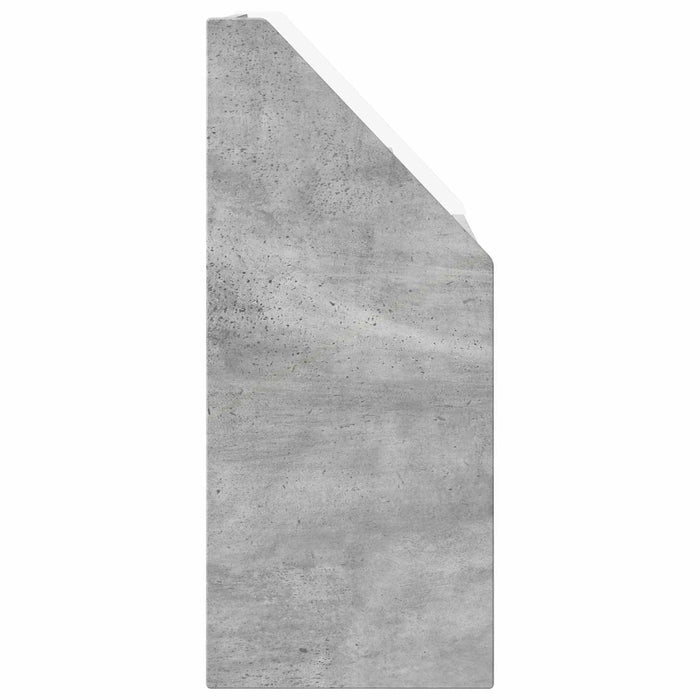 Raft pentru copii Gri din beton 60 x 29,5 x 69 cm Lemn compozit - WALTI WALTI