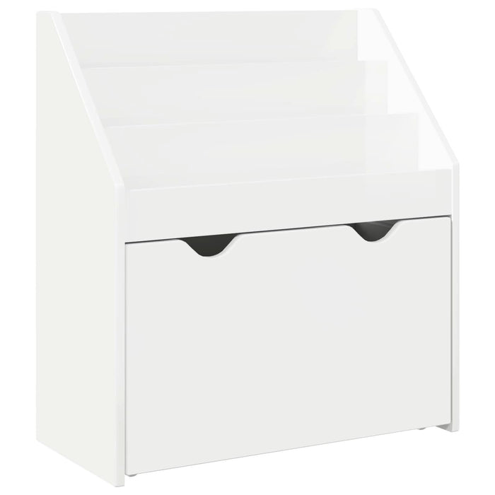 Raft pentru copii Alb lucios 60 x 29,5 x 69 cm Lemn compozit - WALTI WALTI