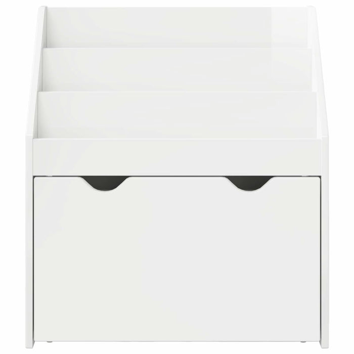 Raft pentru copii Alb lucios 60 x 29,5 x 69 cm Lemn compozit - WALTI WALTI