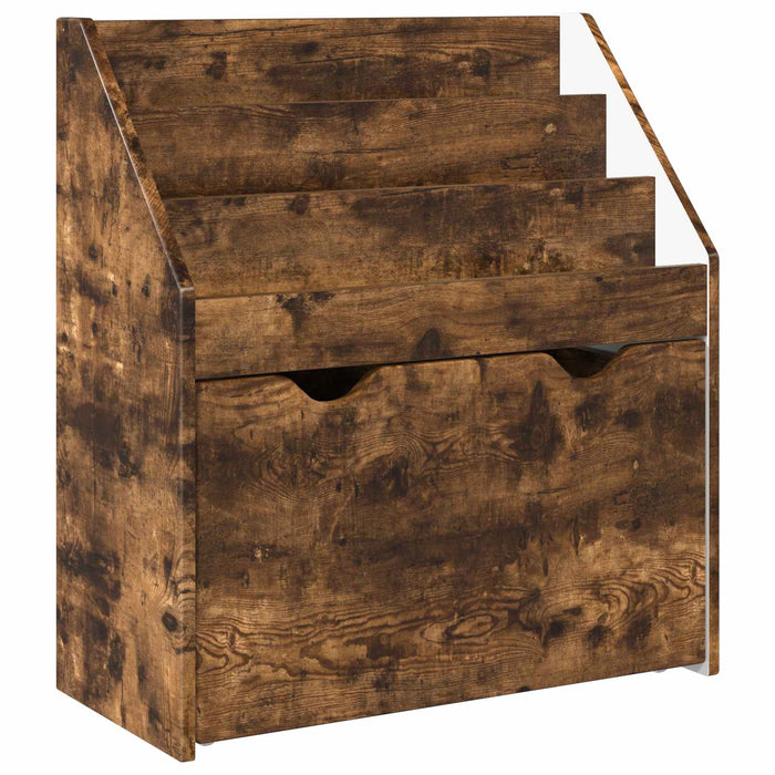 Raft pentru copii cu sertar Stejar fumuriu 60 x 29,5 x 69 cm - WALTI WALTI