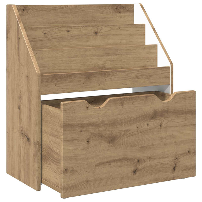 Raft pentru copii cu sertar Stejar Artizanal 60 x 29,5 x 69 cm - WALTI WALTI