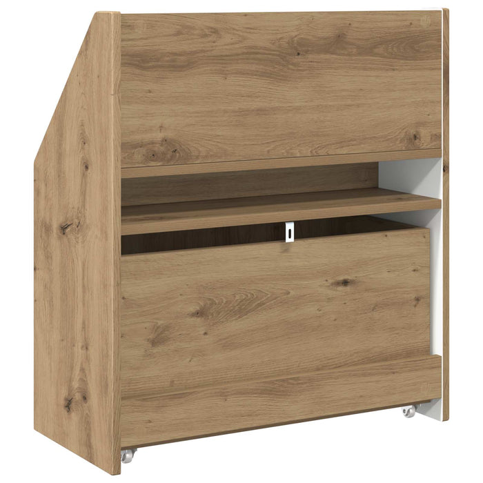 Raft pentru copii cu sertar Stejar Artizanal 60 x 29,5 x 69 cm - WALTI WALTI