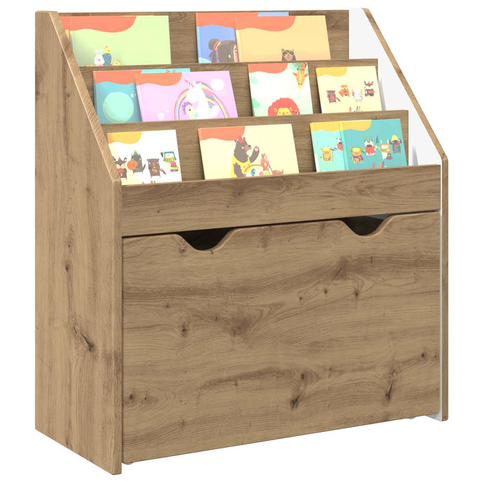 Raft pentru copii cu sertar Stejar Artizanal 60 x 29,5 x 69 cm - WALTI WALTI