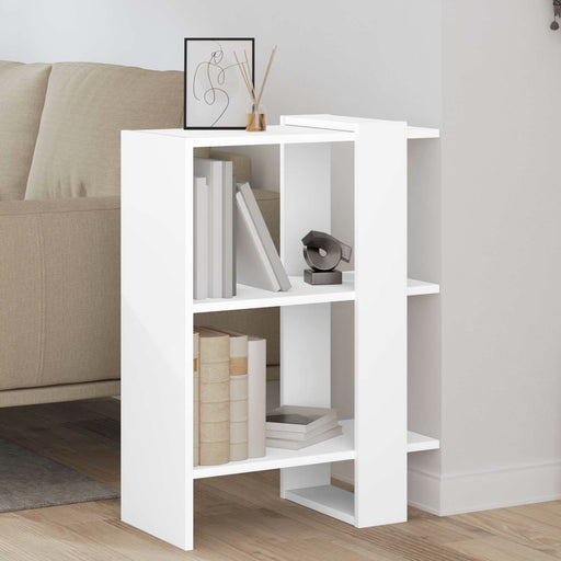 Raft pentru cărți Alb 52 x 25 x 71,5 cm Lemn compozit - WALTI WALTI