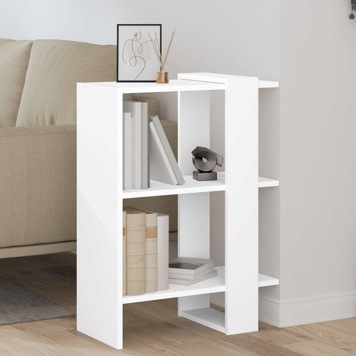 Raft pentru cărți Alb 52 x 25 x 71,5 cm Lemn compozit - WALTI WALTI