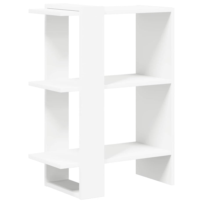 Raft pentru cărți Alb 52 x 25 x 71,5 cm Lemn compozit - WALTI WALTI