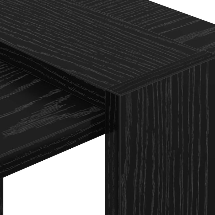 Raft pentru cărți Stejar Negru 52 x 25 x 71,5 cm Lemn compozit - WALTI WALTI