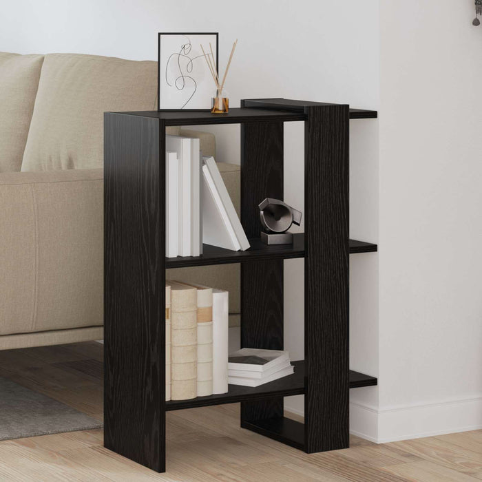Raft pentru cărți Stejar Negru 52 x 25 x 71,5 cm Lemn compozit - WALTI WALTI