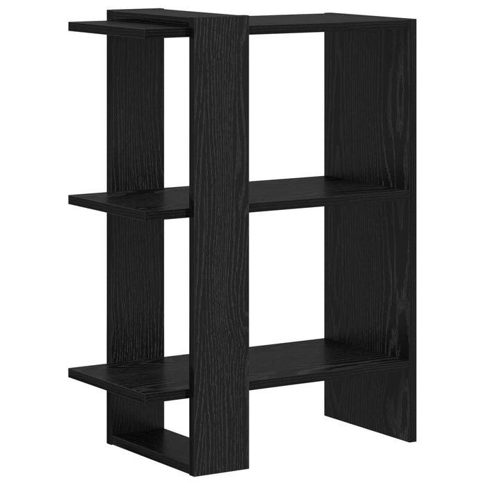 Raft pentru cărți Stejar Negru 52 x 25 x 71,5 cm Lemn compozit - WALTI WALTI