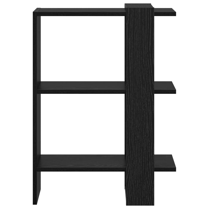 Raft pentru cărți Stejar Negru 52 x 25 x 71,5 cm Lemn compozit - WALTI WALTI