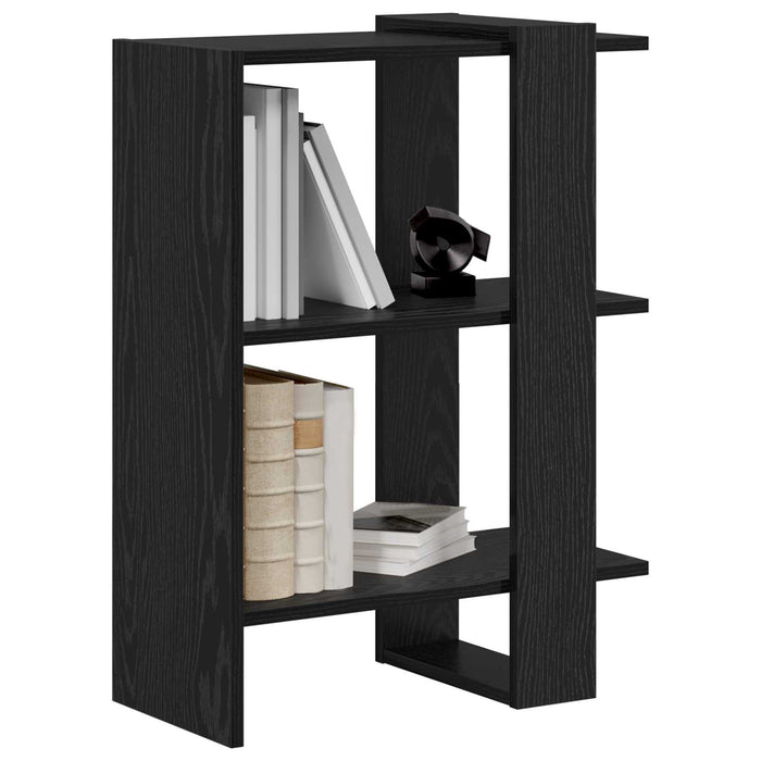 Raft pentru cărți Stejar Negru 52 x 25 x 71,5 cm Lemn compozit - WALTI WALTI