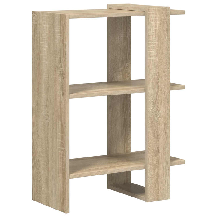 Raft pentru cărți Stejar Sonoma 52 x 25 x 71,5 cm Lemn compozit - WALTI WALTI