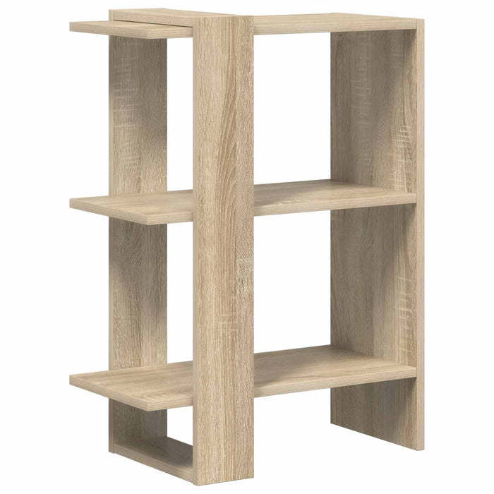 Raft pentru cărți Stejar Sonoma 52 x 25 x 71,5 cm Lemn compozit - WALTI WALTI