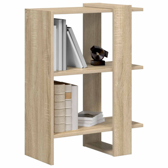 Raft pentru cărți Stejar Sonoma 52 x 25 x 71,5 cm Lemn compozit - WALTI WALTI