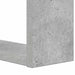 Raft pentru cărți Gri din beton 52 x 25 x 71,5 cm Lemn compozit - WALTI WALTI