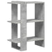 Raft pentru cărți Gri din beton 52 x 25 x 71,5 cm Lemn compozit - WALTI WALTI