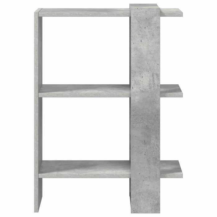 Raft pentru cărți Gri din beton 52 x 25 x 71,5 cm Lemn compozit - WALTI WALTI