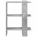 Raft pentru cărți Gri din beton 52 x 25 x 71,5 cm Lemn compozit - WALTI WALTI