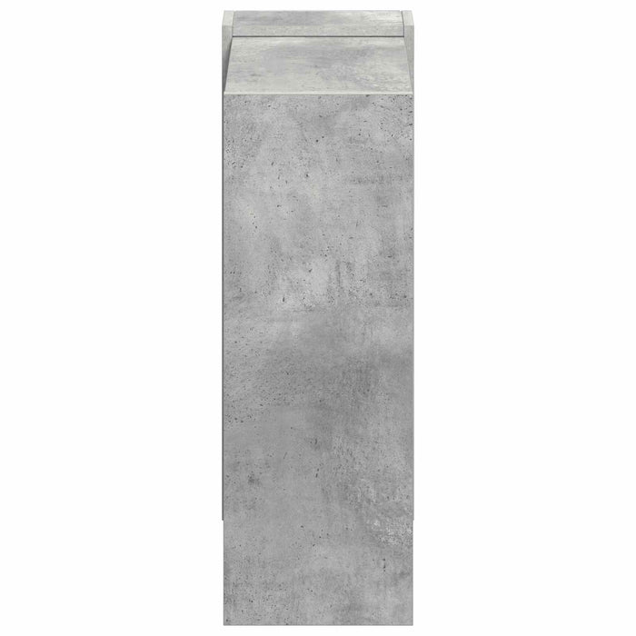 Raft pentru cărți Gri din beton 52 x 25 x 71,5 cm Lemn compozit - WALTI WALTI