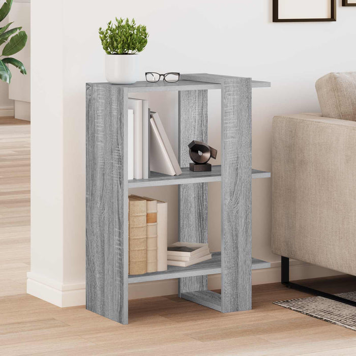 Raft pentru cărți Gri Sonoma 52 x 25 x 71,5 cm Lemn compozit - WALTI WALTI