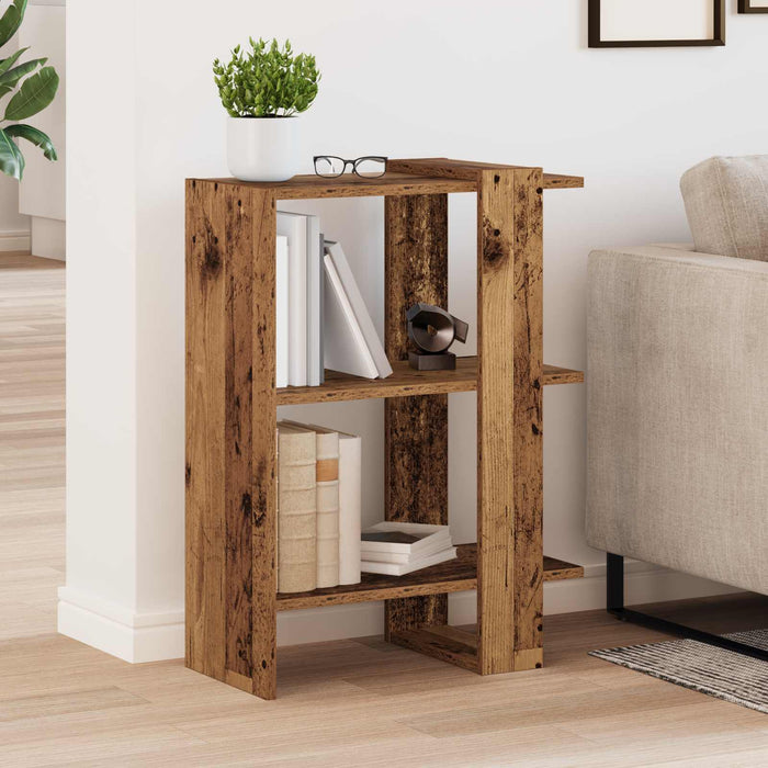 Raft pentru cărți Lemn vechi 52 x 25 x 71,5 cm Lemn compozit - WALTI WALTI