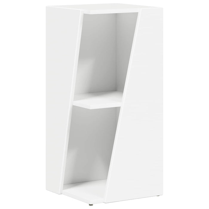 Raft lateral Alb 33 x 32 x 70,5 cm Lemn compozit - WALTI WALTI