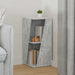 Raft lateral Gri din beton 33 x 32 x 70,5 cm Lemn compozit - WALTI WALTI