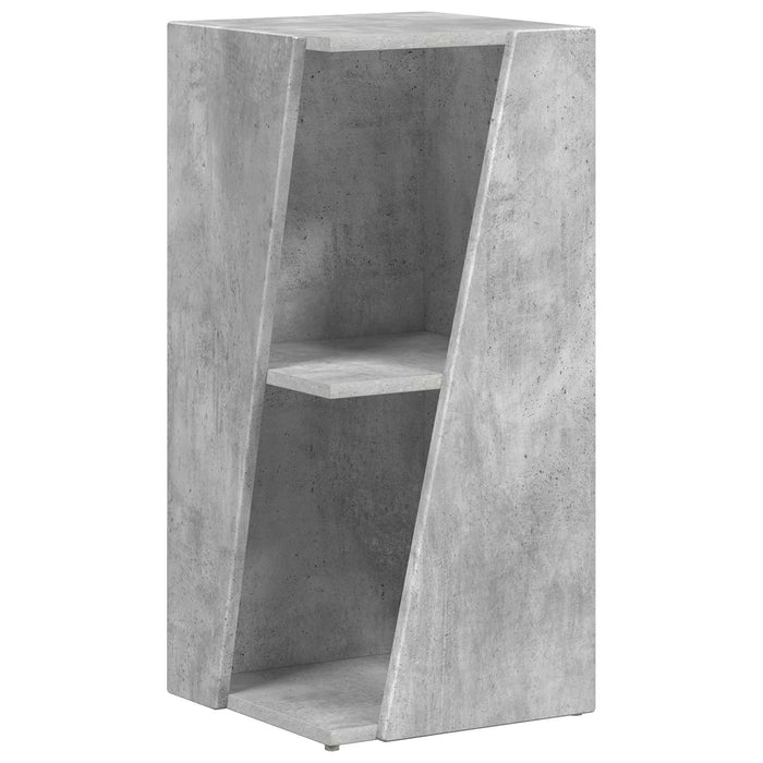 Raft lateral Gri din beton 33 x 32 x 70,5 cm Lemn compozit - WALTI WALTI
