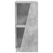 Raft lateral Gri din beton 33 x 32 x 70,5 cm Lemn compozit - WALTI WALTI