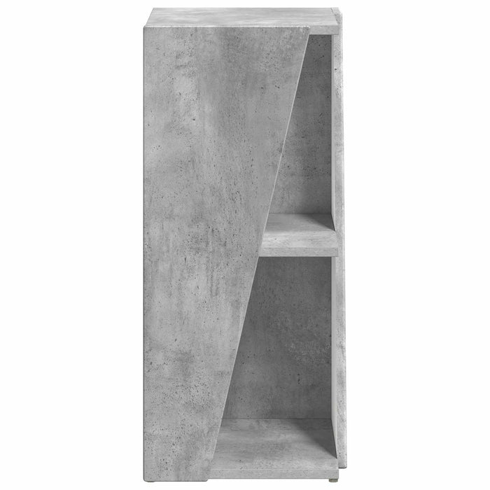 Raft lateral Gri din beton 33 x 32 x 70,5 cm Lemn compozit - WALTI WALTI