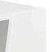 Raft lateral Alb lucios 33 x 32 x 70,5 cm Lemn compozit - WALTI WALTI