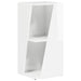 Raft lateral Alb lucios 33 x 32 x 70,5 cm Lemn compozit - WALTI WALTI