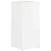 Raft lateral Alb lucios 33 x 32 x 70,5 cm Lemn compozit - WALTI WALTI