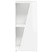 Raft lateral Alb lucios 33 x 32 x 70,5 cm Lemn compozit - WALTI WALTI