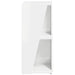 Raft lateral Alb lucios 33 x 32 x 70,5 cm Lemn compozit - WALTI WALTI
